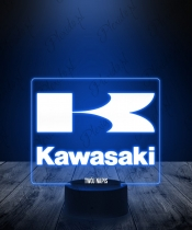 Lampka LED 3D Plexido Emblemat Kawasaki - 3