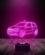 Lampka LED 3D Plexido Fiat Punto - 2