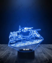 Lampka LED 3D Plexido Czołg USA Militaria - 1