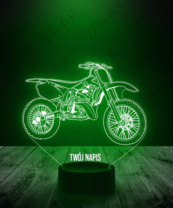 Lampka LED 3D Plexido Motocykl Yamaha Dirt Bike - 1