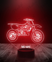 Lampka LED 3D Plexido Motocykl Yamaha Dirt Bike - 2