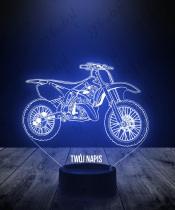 Lampka LED 3D Plexido Motocykl Yamaha Dirt Bike - 3