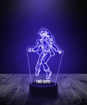 Lampka LED 3D Plexido Michael Jackson Taniec - 1