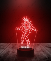 Lampka LED 3D Plexido Michael Jackson Taniec - 3