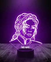 Lampka LED 3D Plexido Michael Jackson Portret - 1