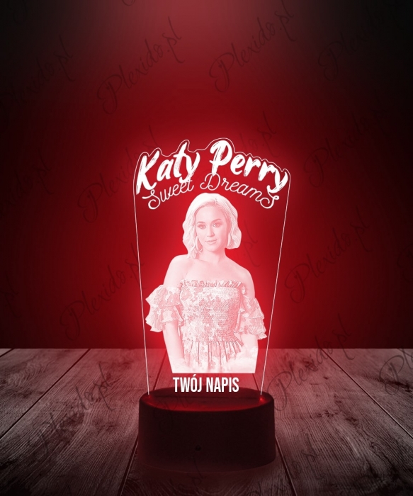 Lampka LED 3D Plexido Katy Perry Sweet Dreams - 1