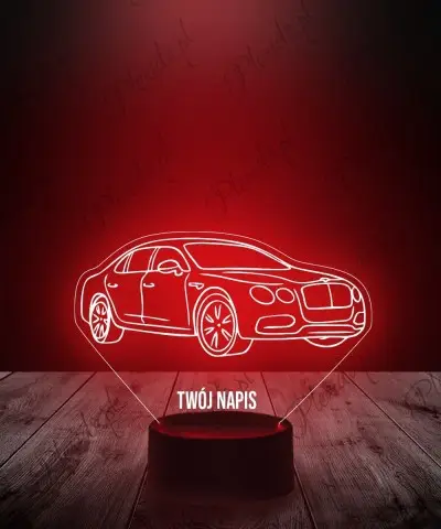 Lampka LED 3D Plexido Bentley Flying Spur - 1