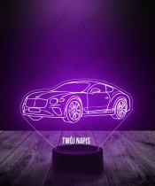 Lampka LED 3D Plexido Bentley Continential - 2