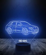 Lampka LED 3D Plexido Bentley Bentayga - 3