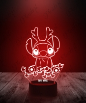 Lampka LED 3D Plexido Stitch Świąteczny - 3