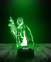 Lampka LED 3D Plexido Call Of Duty Ghost Z Karabinem - 2