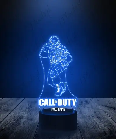 Lampka LED 3D Plexido Call Of Duty Ghost - 1