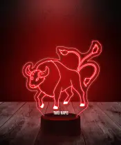 Lampka LED 3D Plexido Pokemon Tauros - 2