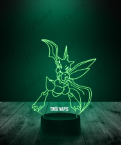 Lampka LED 3D Plexido Pokemon Scyther