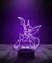 Lampka LED 3D Plexido Pokemon Scyther