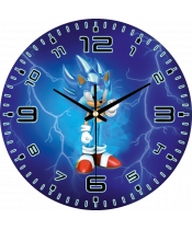 Zegar Ścienny dla Dzieci Plexido Sonic Pioruny - 1