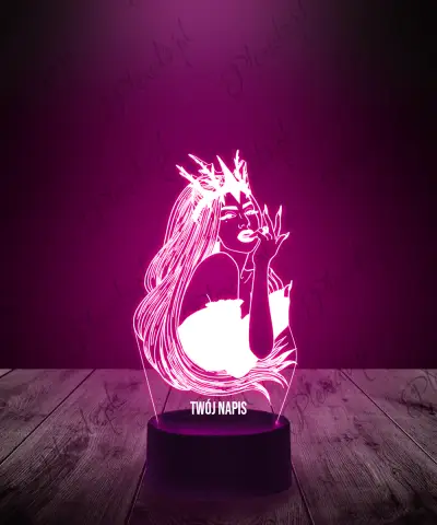 Lampka LED 3D Piosenkarka Lady Gaga Korona - 1