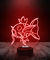 Lampka LED 3D Plexido Pokemon Magikarp - 2