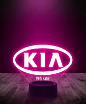 Lampka LED 3D Plexido Samochód Kia Logo - 2