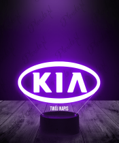 Lampka LED 3D Plexido Samochód Kia Logo - 3