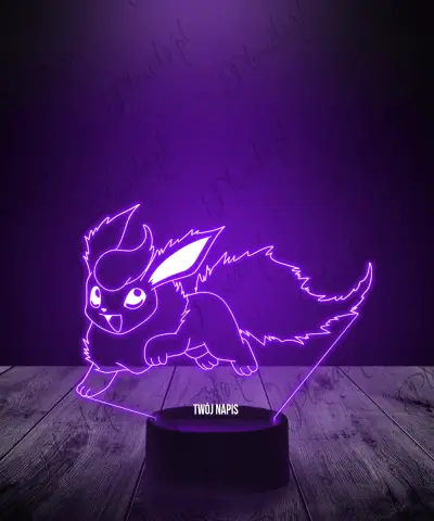 Lampka LED 3D Plexido Flareon Pokemon