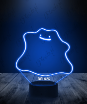 Lampka LED 3D Plexido Pokemon Ditto