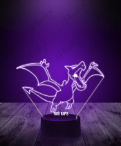 Lampka LED 3D Plexido Pokemon Aerodactyl - 2