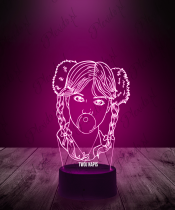 Lampka LED 3D Britney Spears Piosenkarka Pop - 1