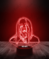 Lampka LED 3D Piosenkarka Billie Eilish Łzy - 2