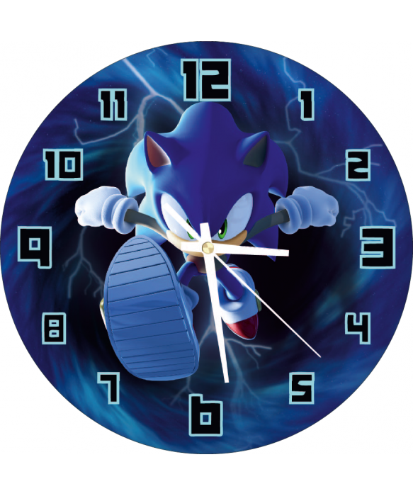 Zegar Ścienny dla Dzieci Plexido Sonic Gra - 2