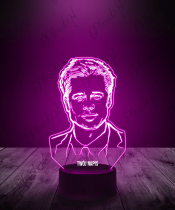 Lampka LED 3D Plexido Aktor Brad Pitt - 2