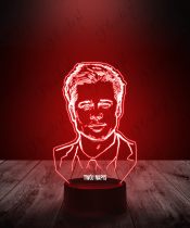 Lampka LED 3D Plexido Aktor Brad Pitt - 3