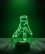 Lampka LED 3D Plexido Wednesday Addams Ręka - 1