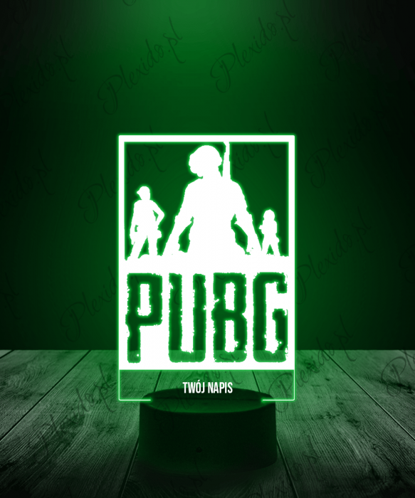 Lampka LED 3D Plexido PUBG: Battlegrounds Postacie - 1