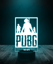 Lampka LED 3D Plexido PUBG: Battlegrounds Postacie - 2