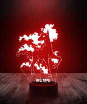 Lampka LED 3D Plexido Pokemon Rapidash - 2