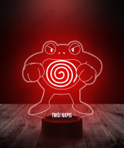 Lampka LED 3D Plexido Pokemon Poliwrath