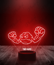 Lampka LED 3D Plexido Pokemon Geodude - 3