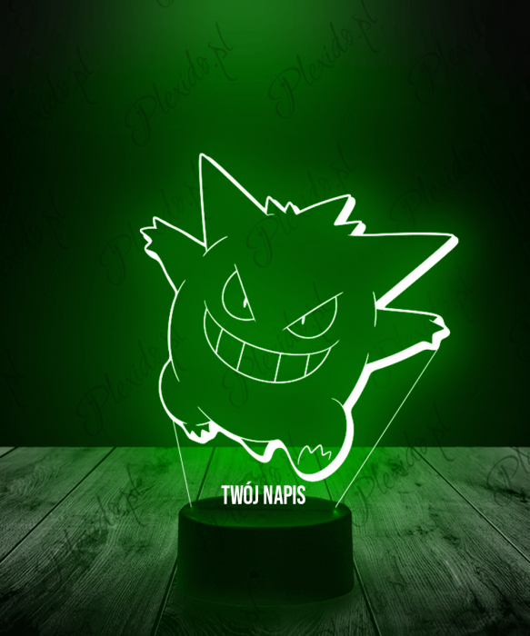 Lampka LED 3D Plexido Pokemon Gengar