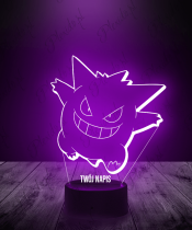 Lampka LED 3D Plexido Pokemon Gengar