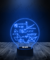 Lampka LED 3D Plexido Nauczyciel Matematyki - 1