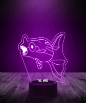 Lampka LED 3D Plexido Pokemon Remoraid