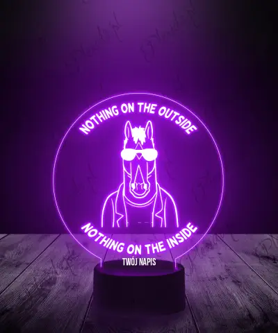 Lampka LED 3D Plexido BoJack Horseman Serial