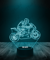 Lampka LED 3D Plexido Motocykl - 1
