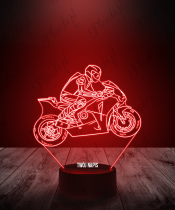 Lampka LED 3D Plexido Motocykl - 2