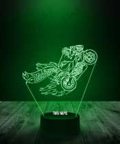 Lampka LED 3D Plexido Motocykl Hotwheels - 1