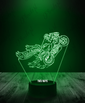 Lampka LED 3D Plexido Motocykl Hotwheels - 1