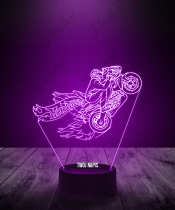 Lampka LED 3D Plexido Motocykl Hotwheels - 3