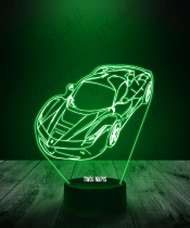 Lampka LED 3D Plexido Auto Ferrari - 1