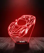 Lampka LED 3D Plexido Auto Ferrari - 3